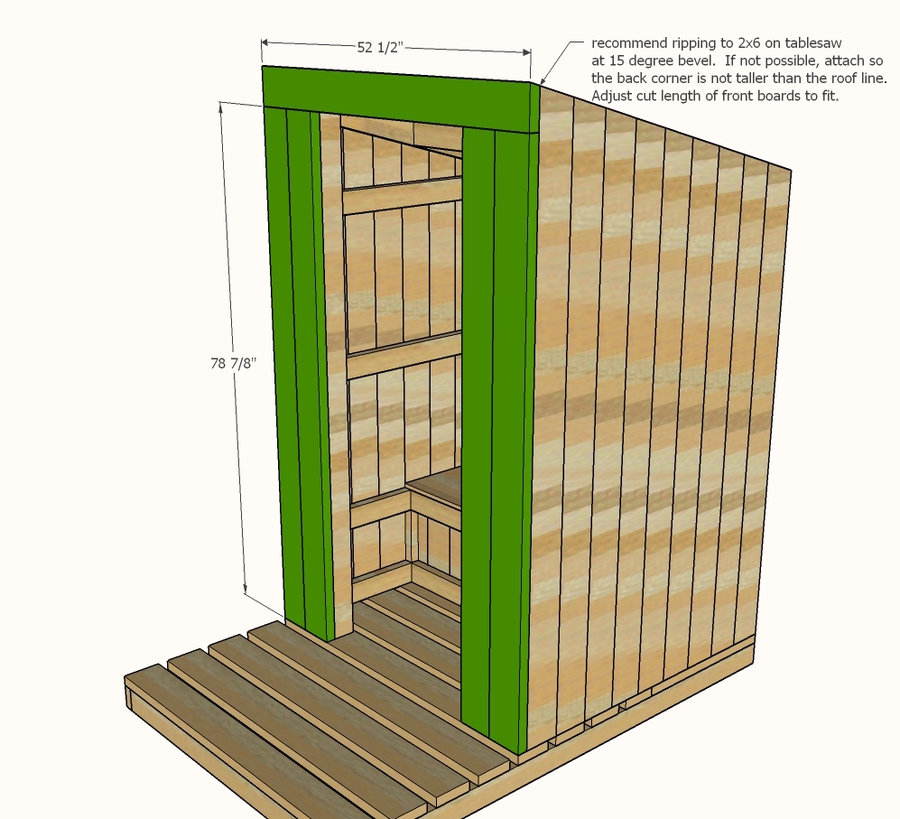 Ana White Outhouse Plan For Cabin DIY Projects